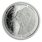 Congo / Kongo Gorilla 1 oz 2020 (75.000 oplage), Zilver, Losse munt, Overige landen, Verzenden