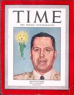 Cover Time Magazine1944 met Juan Domingo Perón (lijst optie, Verzenden, Foto of Poster