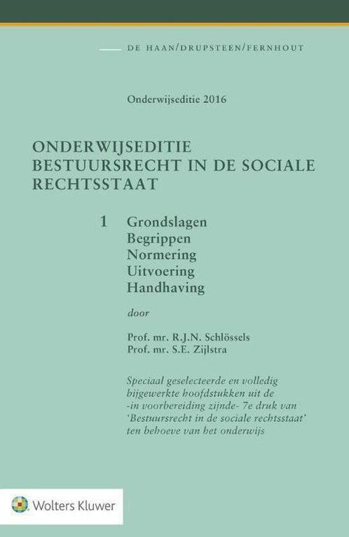 Onderwijseditie Bestuursrecht in de sociale rechtsstaat,, Boeken, Overige Boeken, Ophalen of Verzenden