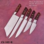 Keukenmes - Chefs knife - Hoogwaardig staal, hout - Japan