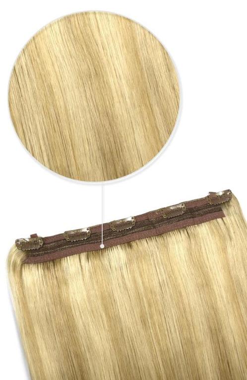 Remy Human Hair extensions Quad Weft  18 - blond 16/613#, Sieraden, Tassen en Uiterlijk, Uiterlijk | Haarverzorging