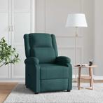 vidaXL Fauteuil verstelbaar stof donkergroen, Huis en Inrichting, Fauteuils, Verzenden, Nieuw