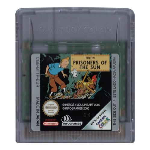 Game Boy Tintin: Prisoners of the Sun (Losse cassette), Spelcomputers en Games, Games | Nintendo Game Boy, Zo goed als nieuw, Verzenden