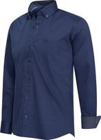 Tweedekans | Cappuccino Italia - Heren Overhemden Navy Maat, Kleding | Heren, Ophalen of Verzenden, Zo goed als nieuw, Blauw, Cappuccino Italia