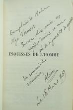 Signé; Alain - Esquisses de lHomme [avec envoi ; 1/30 ex.