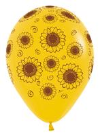 Ballonnen Sunflower Goldenrod 30cm 25st, Hobby en Vrije tijd, Feestartikelen, Verzenden, Nieuw