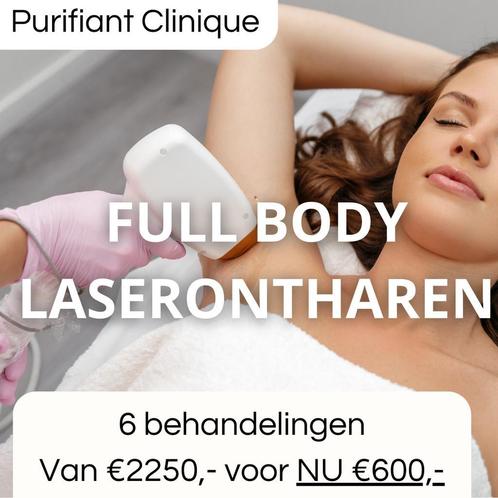 Full body laserbehandeling | NU voor maar €600, Diensten en Vakmensen, Schoonheidsspecialisten | Overige, Ontharing