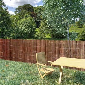 vidaXL Tuinscherm 300x100 cm wilgenhout beschikbaar voor biedingen