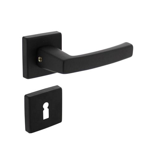 Intersteel Deurkruk Moora op vierkant rozet met, Doe-het-zelf en Verbouw, Hang- en Sluitwerk, Nieuw, Verzenden