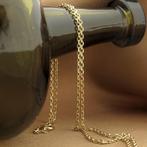 18 Krt. Gouden anker schakelketting., Ophalen of Verzenden, Gebruikt, Overige kleuren, Goud