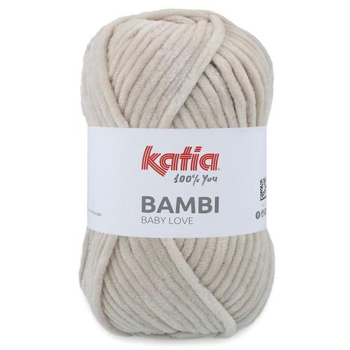 Katia Bambi - 324 lichtbeige - Chenille Garen, Hobby en Vrije tijd, Breien en Haken, Ophalen of Verzenden