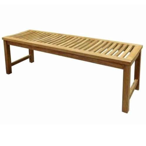 Javaan tuinbank 180x45xH46 cm teak, Huis en Inrichting, Banken | Bankstellen, Nieuw, Ophalen of Verzenden