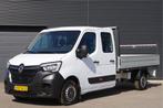 Renault Master T35 2.3 dCi L3 OPEN LAADBAK, 150PK, DC-7P, AI, Auto's, Bestelauto's, Stof, Gebruikt, Euro 6, Renault