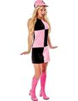 Discojurkje zwart en pink (Halloween dameskleding)