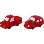 Mini autos, h20 mm l40 mm, rood, 2stuks autootjes, Ophalen of Verzenden, Nieuw