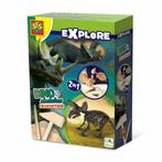 SES - Explore - Dino en skelet opgraven 2 in 1 - Triceratops, Verzenden, Nieuw, Knutselen