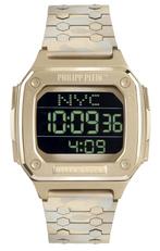 Philipp Plein PWHAA1021 Hyper $hock horloge 44 mm, Nieuw, Overige merken, Staal, Staal