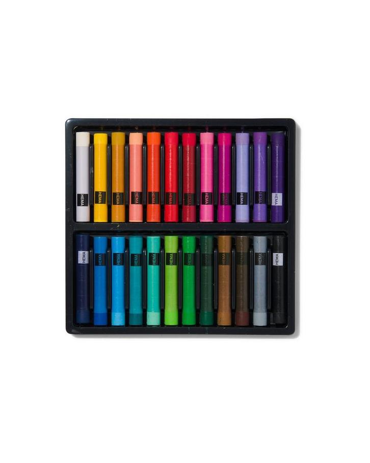 HEMA Olie pastelkrijt - 24 stuks, Hobby en Vrije tijd, Tekenen, Nieuw, Verzenden