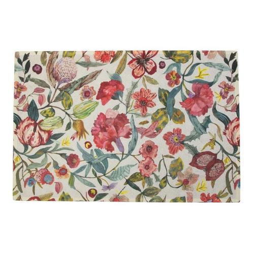 Deurmat Zara bloemen 75x50cm, Tuin en Terras, Deurmatten, Verzenden