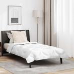 vidaXL Dekbed Set met kussen 2 pcs Wit Microfibre, Huis en Inrichting, Verzenden, Nieuw, Wit