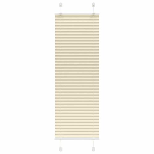 vidaXL Plissé rolgordijn 40x100 cm stofbreedte 39,4 cm, Huis en Inrichting, Stoffering | Gordijnen en Lamellen, Crème, Nieuw, Verzenden