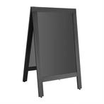 stoepplank zwart houten frame 500x850mm, Verzenden, Nieuw in verpakking