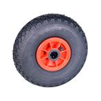 Steekwagenwiel Luchtband Rollader Asgat 25 mm Zwart/Rood, Doe-het-zelf en Verbouw, Transportwagens, Verzenden, Nieuw