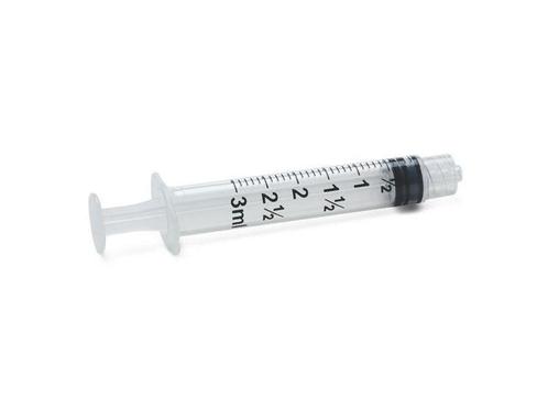 Spuit BD Plastipak 3ml 3-delig Luer-Lock - 200 stuks, Diversen, Verpleegmiddelen, Nieuw, Verzenden
