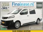 Opel Vivaro 2.0 CDTI L3H1 DC 6 Pers Airco 360Cam IMP €343pm, Wit, Nieuw, Lease, Opel