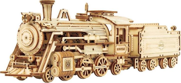 Robotime Stoom Express Trein DIY Modelbouw Knutselen, Hobby en Vrije tijd, Modelbouw | Overige, Nieuw, Verzenden