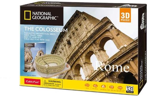 3D Puzzel - The Colosseum (131 stukjes) | CubicFun - Puzzels, Hobby en Vrije tijd, Denksport en Puzzels, Nieuw, Verzenden