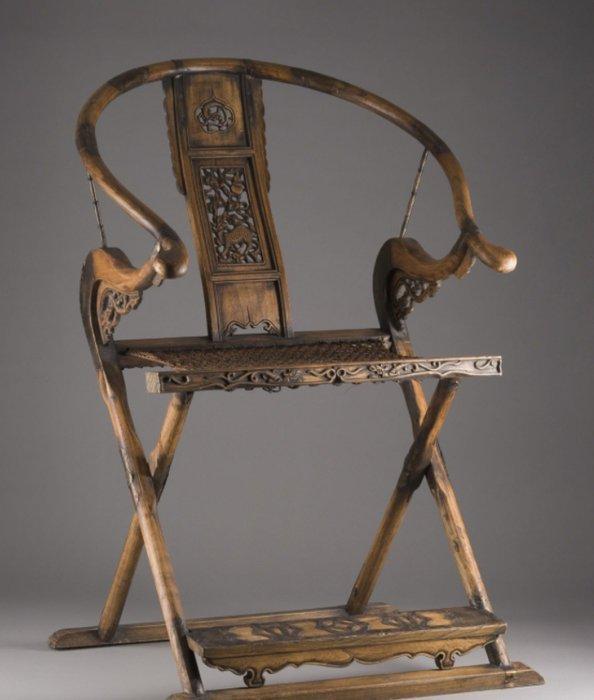 Stoel - Hout - Antyczne chiskie krzeso podkowiaste,, Antiek en Kunst, Antiek | Overige Antiek