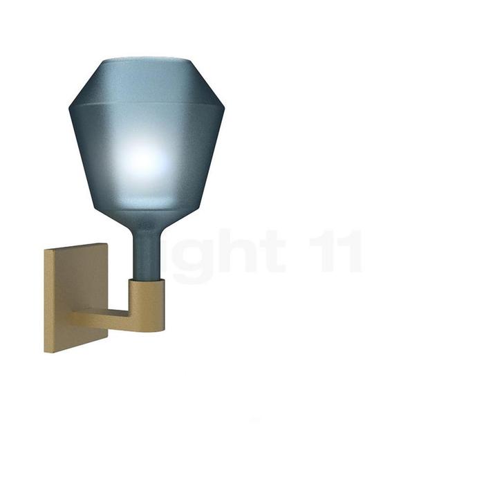 Penta MoM Wandlamp, goud/blauw - 17 cm (Wandlampen), Huis en Inrichting, Lampen | Wandlampen, Nieuw, Verzenden