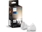 Veiling - Philips Hue Spot warmwit licht 2 pack GU10, Huis en Inrichting, Lampen | Losse lampen, Nieuw