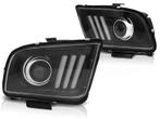 Koplampen met parkeerlicht FORD MUSTANG 04-09 ZWART