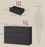 Moderne Ladekast met 6 Lades – Ruim en Minimalistisch, Verzenden, Nieuw