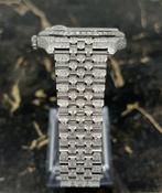 Rolex Datejust 41 - Black Dial -126300 - Iced Out - Diamonds, Staal, Polshorloge, Nieuw, Rolex