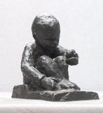 Beeld - Betty van Wezel-Halberstadt - sculptuur, Zittende, Antiek en Kunst, Curiosa en Brocante