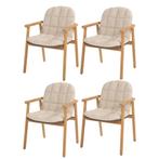 4 Seasons Outdoor Samos dining tuinstoel teak terre 4, Tuin en Terras, Tuinstoelen, Ophalen of Verzenden, Nieuw, Teakhout