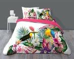 Dekbedovertrek 240x220 3 delig katoen TOUCAN WHITE