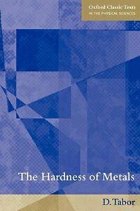 The Hardness of Metals by Tabor, D. New   ,,, Boeken, Overige Boeken, Zo goed als nieuw, Verzenden