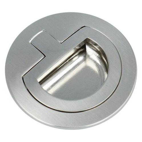 Luikring rond 50 mm rvs-look, Doe-het-zelf en Verbouw, Hang- en Sluitwerk, Nieuw, Ophalen of Verzenden