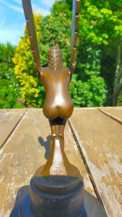 bonnot - sculptuur, een bronzen EGYPTIENNE AILÉE, Antiek en Kunst, Kunst | Designobjecten