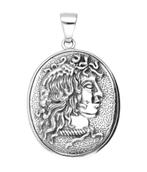 Zilveren Medusa amulet kettinghanger, Sieraden, Tassen en Uiterlijk, Verzenden, Nieuw