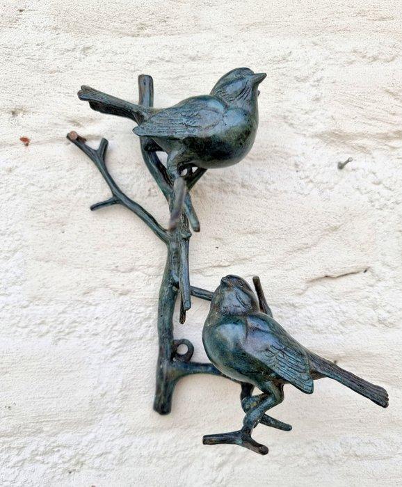 sculptuur, bird wall art - 24 cm - Brons, Antiek en Kunst, Curiosa en Brocante