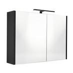 Spiegelkast Best Design Happy Black Incl. LED verlichting, Ophalen of Verzenden, Nieuw, Bad