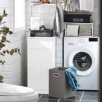 2dekans | SoBuy Badkamerkast met Lade en Wasmand – Halfhoge, Ophalen of Verzenden, Zo goed als nieuw, Wit