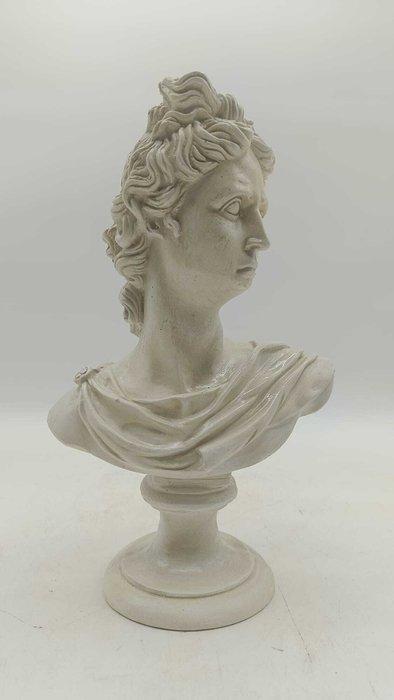 sculptuur, Busto di Apollo - 31 cm - marmerstof, Antiek en Kunst, Curiosa en Brocante