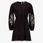 TwoDay meisjes jurk zwart met geborduurde details maat 158/1, Verzenden, Nieuw