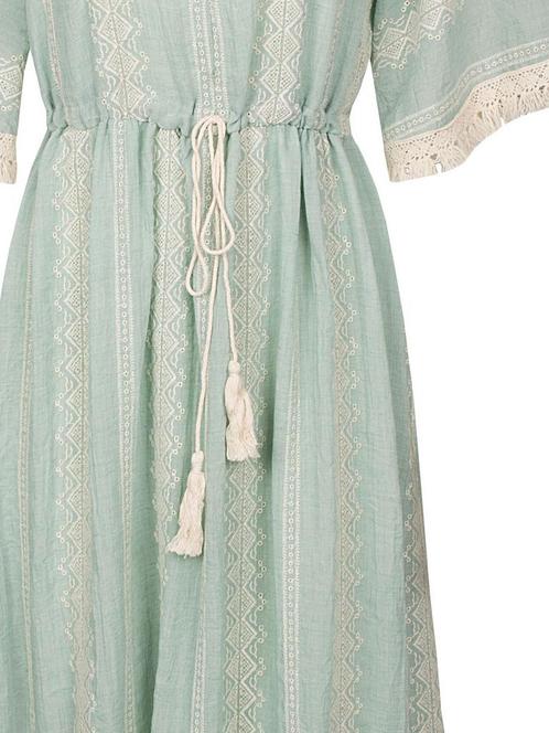 Jurk Boho Mint S (36), Kleding | Dames, Jurken, Verzenden